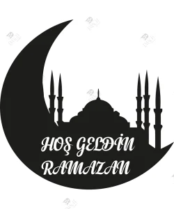 Hos Geldin Ramazan Ahsap Duvar Dekorasyonu 10